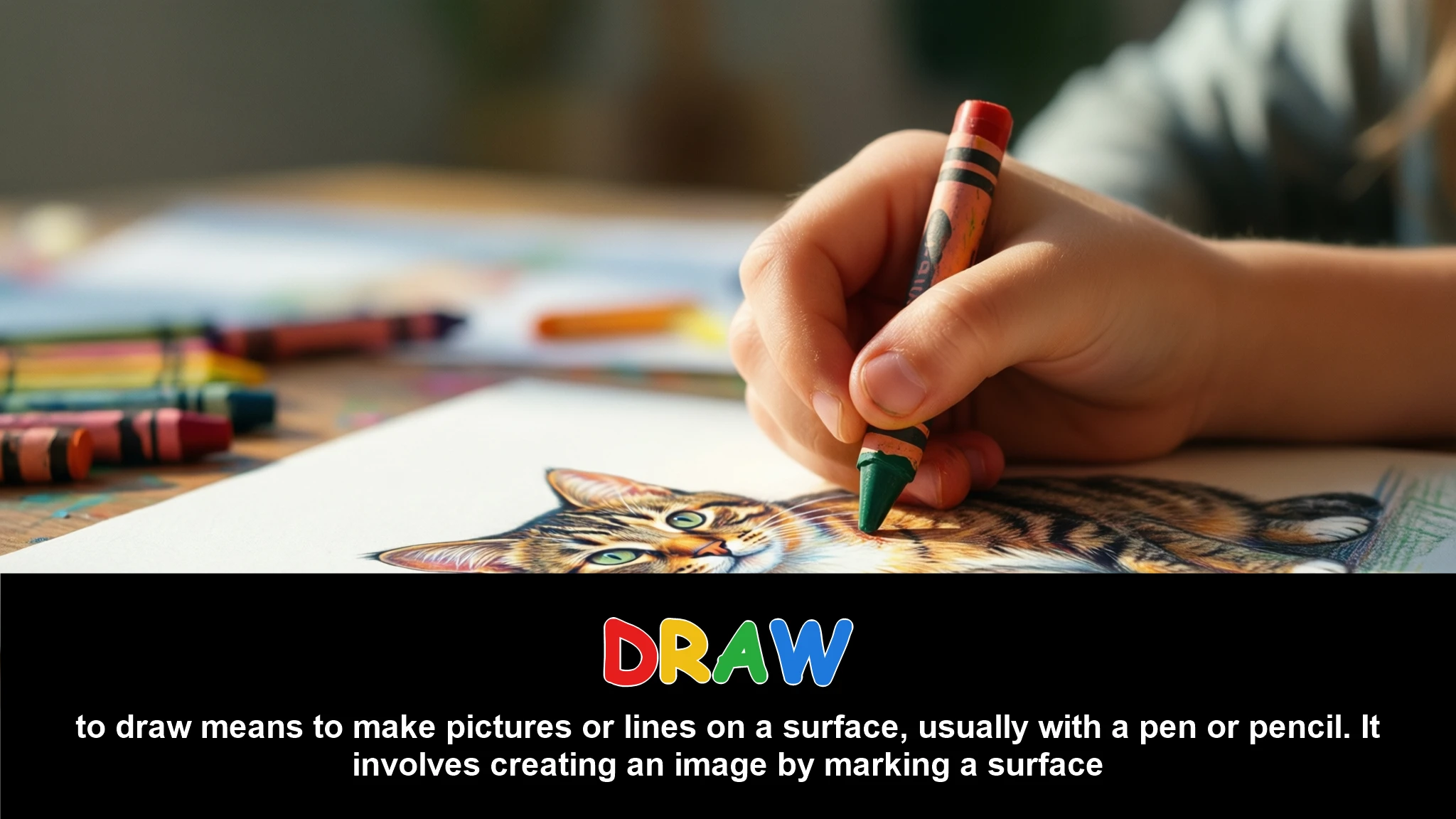 English Illustration for draw